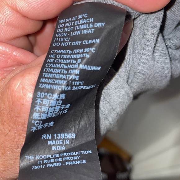 Kooples T w/ fluorescent green camo skull Size Med - Picture 6 of 8